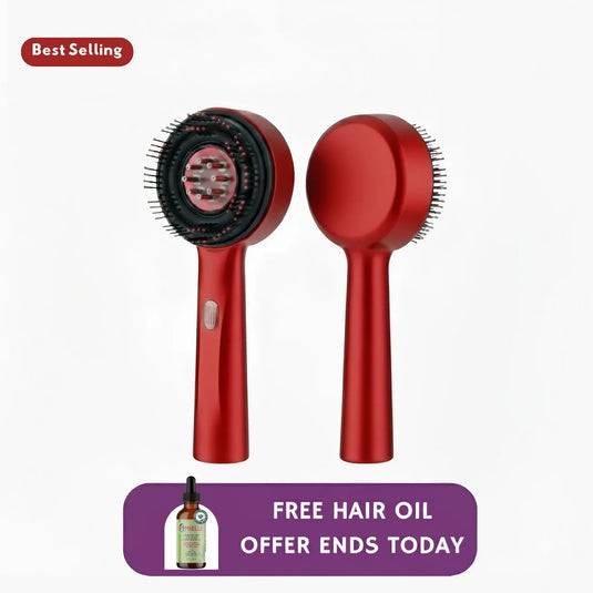 Multi-Function Scalp Massager Brush - Red Light Therapy