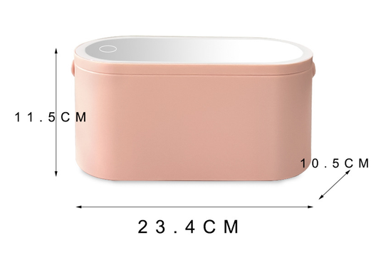 Storage Box LED Makeup Mirror